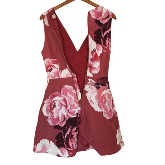 Keepsake The Label Floral Gone Girl Dress Pink Rose- Size S - Picture 5 of 8